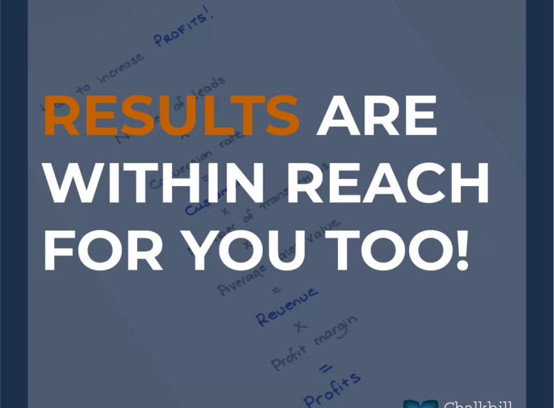 Results Are Within Reach For You Too!