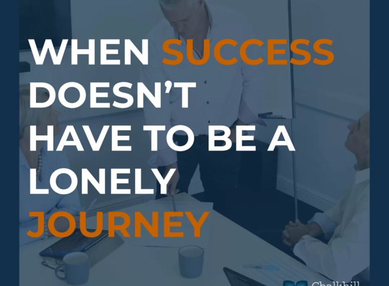 When Success Doesn’t Have To Be A Lonely Journey