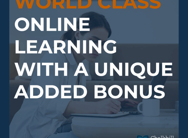 World Class Online Learning With a Unique Added Bonus